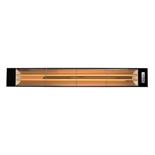 Eurofase Heating 6000 W 480 V Black Electric Infrared Dual Element Heater