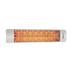 Eurofase Heating Brix Stainless Steel 4000 W 277 V Electric Infrared Dual Element Heater