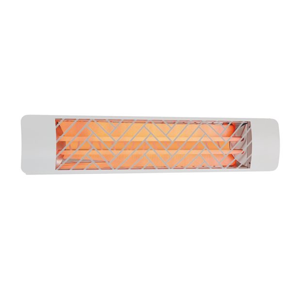 Eurofase Heating Chevron White 4000W 480 V Electric Infrared Dual Element Heater