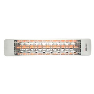 Eurofase Heating Brix Stainless Steel 1500 W 120 V Electric Infrared Single Element Heater