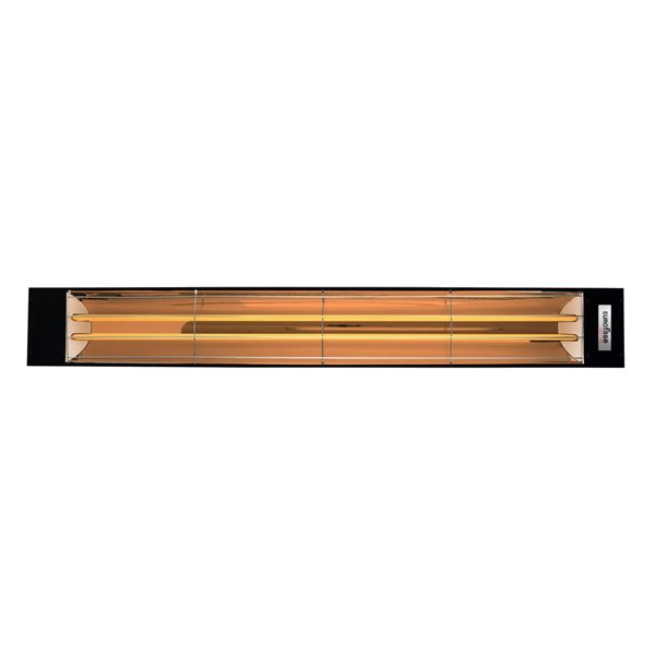 Eurofase Heating 6000W 277 V Black Electric Infrared Dual Element Heater