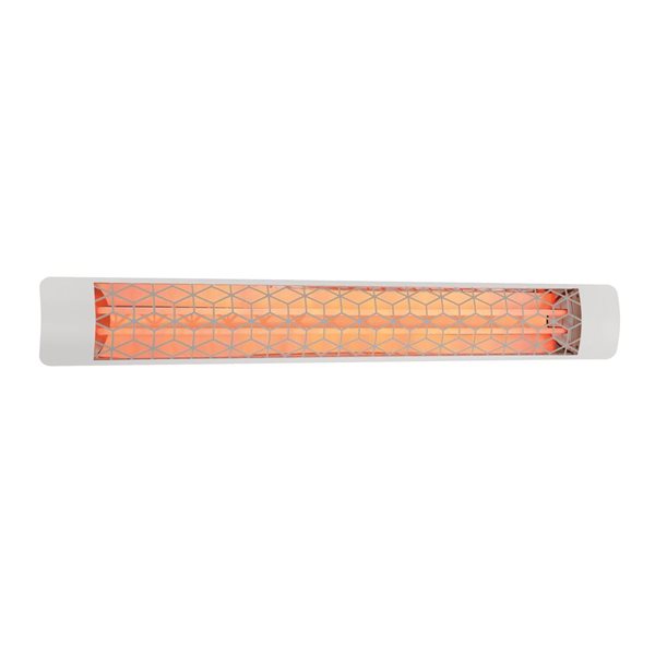 Eurofase Heating 6000W 240 V White Electric Infrared Dual Element Heater