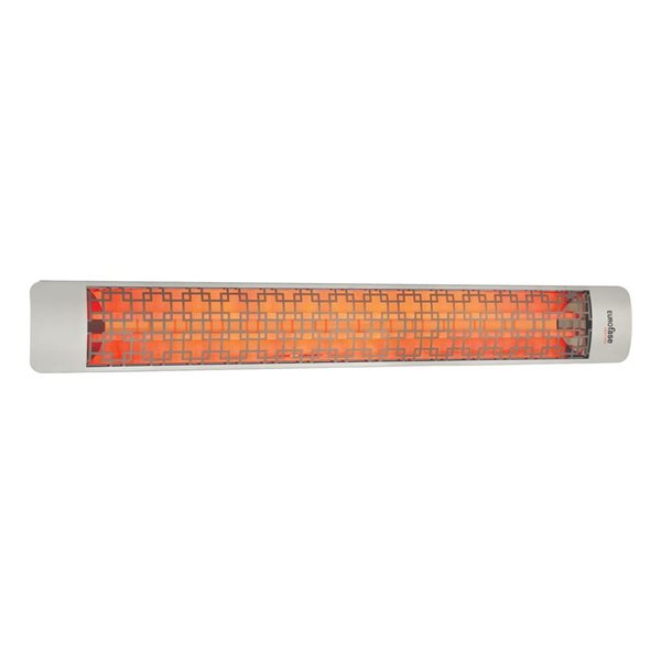 Eurofase Heating Brix Stainless Steel 6000 W 480 V Electric Infrared Dual Element Heater