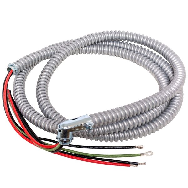 Eurofase Heating 4-Wire Hi-Temp Power Cable for Flush Mount Heater Installation 40-ft