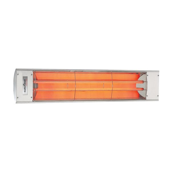 Eurofase Heating 4000 W 277 V Stainless Steel Electric Infrared Dual Element Heater