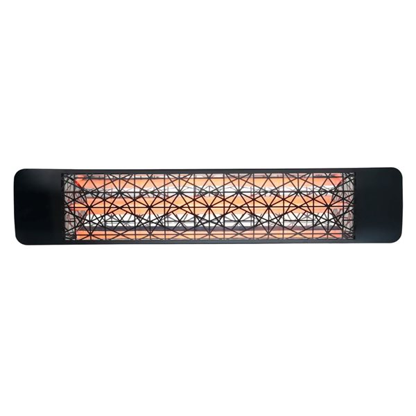 Eurofase Heating Astra Black 1500W 120 V Electric Infrared Single Element Heater