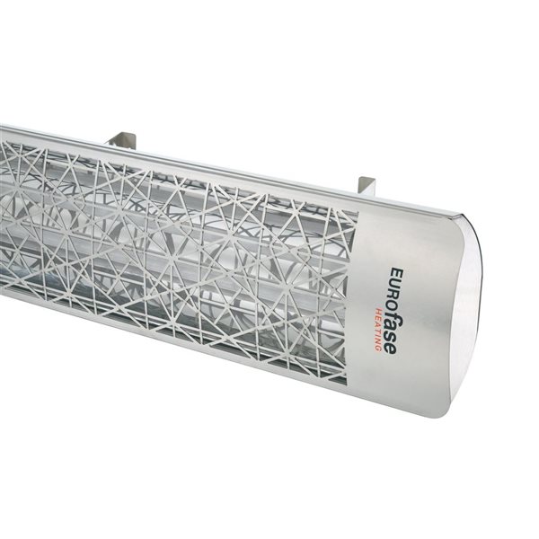 Eurofase Heating Astra Stainless Steel 4000W 240 V Electric Infrared Dual Element Heater