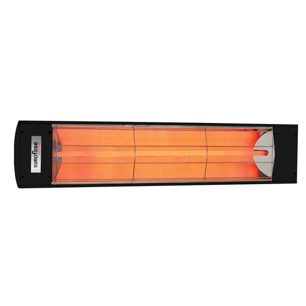 Eurofase Heating Black 1500W 120 V Electric Infrared Single Element Heater