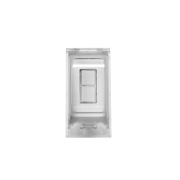 Eurofase Heating Weatherproof Surface Mount Duplex Switch and Single White Plate and Gang Box 20 A/Pole