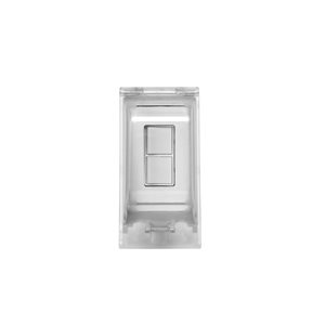 Eurofase Heating Weatherproof Surface Mount Duplex Switch and Single White Plate and Gang Box 20 A/Pole