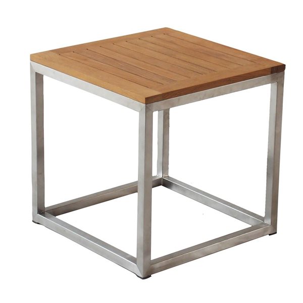 Ensemble de 2 tables d'appoint en teck Alea par ARB Teak & Specialties