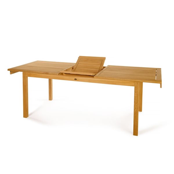 ARB Teak & Specialties Foster Teak 71/91 x 36-in Rectangular Dining Extension Table