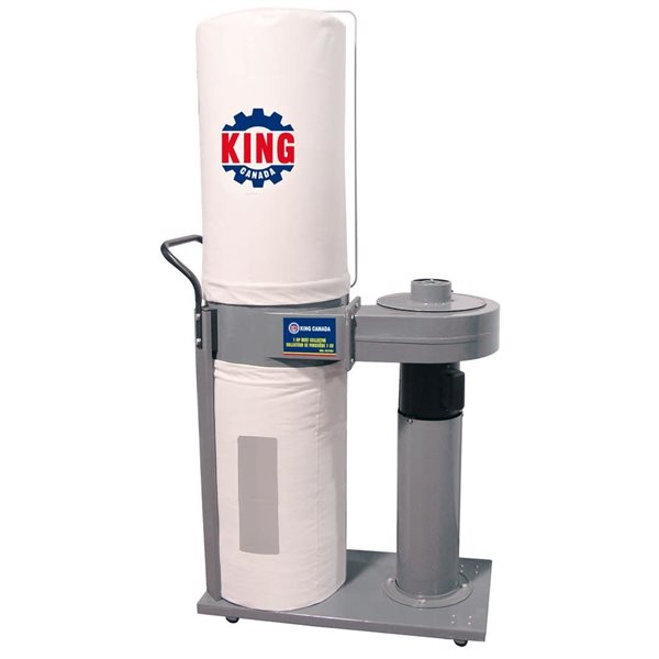 King Canada 600 CFM 1 HP Dust Collector