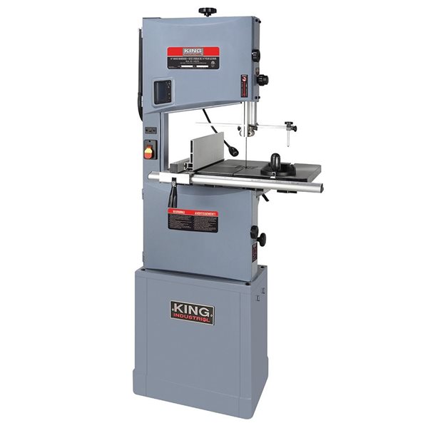 King Canada 1 HP 120 V Motor 14-in Bench Wood Bandsaw