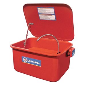 Bac de lavage King Canada 110 V 5 gallons à recirculation pour pièces