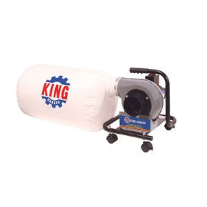 Mini dépoussiéreur King Canada 590 pi³/min 3/4 HP