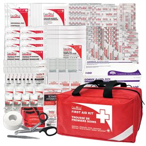 Trousse primaire de premiers soins First Aid Central CSA classe 2 dans un étui en nylon