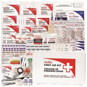 First Aid Central Federal regulations Contractor's First Aid Kit - plastic case