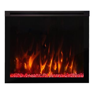 Foyer électrique Série Pro d'ActiveFlame encastré 36 po