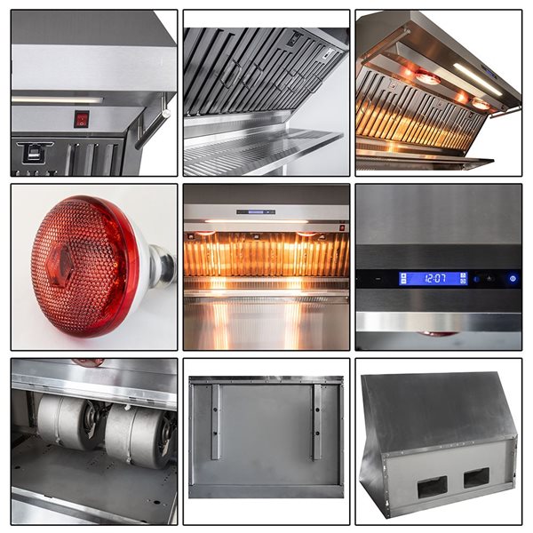 Forno Savona 48-in Wall Mount Range Hood