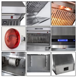 Hotte de cuisine murale Savona par Forno 30 po