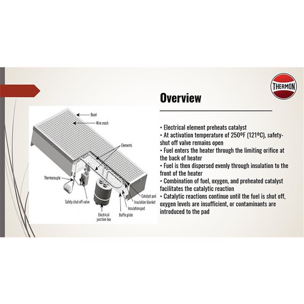 Cata-Dyne BX Series 6000 BTU/h 12 x 12-in Infrared Gas Catalytic Heater for Non-Hazardous Locations