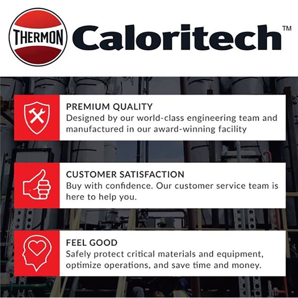 Caloritech SS Series 120 V 1000 W Strip Heater Component - 35.75-in L