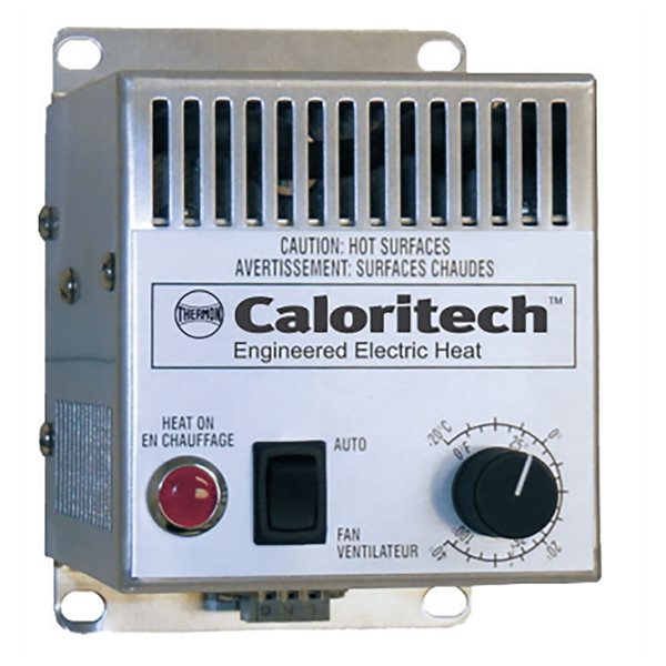 Caloritech PH Series 120 V 400 W 1Ø Electric Control Panel Enclosure Heaters