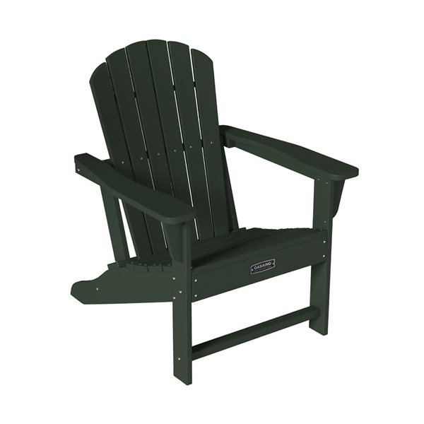 CASAINC Outdoor Adirondack Chair Green 33.4 x 37.8 x 30.7-in