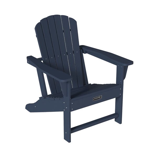 CASAINC Outdoor Adirondack Chair Blue 33.4 x 37.8 x 30.7-in CA8101LS | RONA