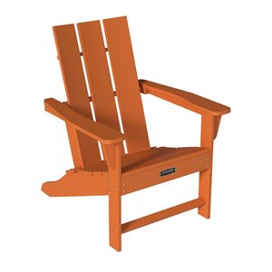 CASAINC Outdoor Adirondack Chair Orange 33.4 x 37.8 x 30.7-in