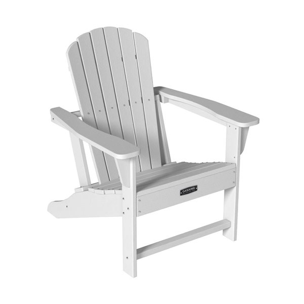 CASAINC Outdoor Adirondack Chair White 33 4 X 37 8 X 30 7 In CA8101WC   332022192 MainImage 001 L 