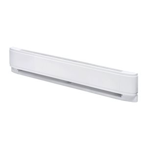 Plinthe chauffante à convecteur linéaire Dimplex, 40 po, 240/208 V, 1 500/1 125 W, blanc