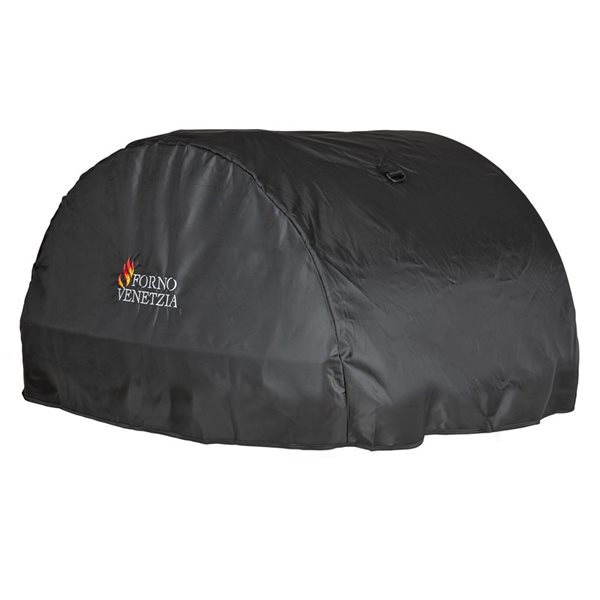 Forno Venetzia Torino Black Polyester Outdoor Pizza Oven Cover - Countertop Model