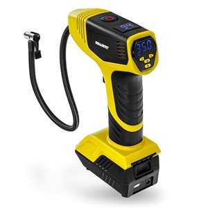 Gonfleur de pneu rechargeable Bullseye Pro 150 PSI jaune