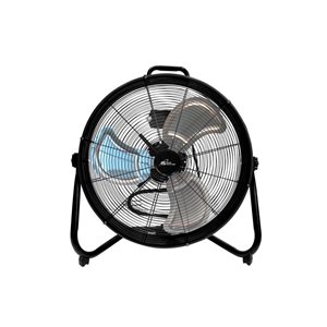 Royal Sovereign 20-in 3-Speed Indoor Aluminum High Velocity Floor and Wall Mount Fan