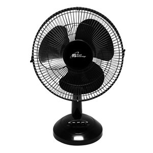 Royal Sovereign 12-in 3-Speed Indoor Oscillating Desk Fan