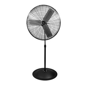 Royal Sovereign 30-in 2-Speed Commercial Indoor Aluminum High Velocity Pedestal Fan