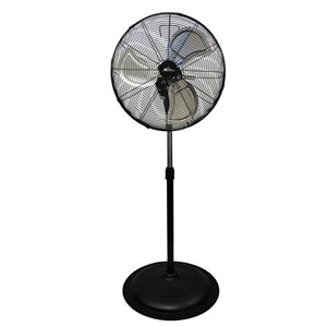 Royal Sovereign 20-in 3-Speed Indoor High Velocity Oscillating Pedestal Fan - 4650 CFM