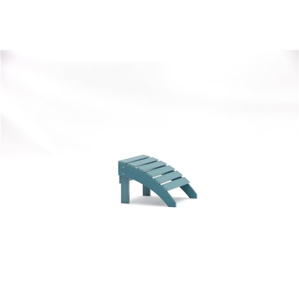 Tanfly 20 x 19 x 14-in Teal Footrest