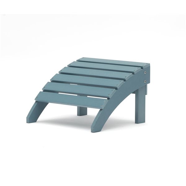 Tanfly 20 x 19 x 14-in Teal Footrest