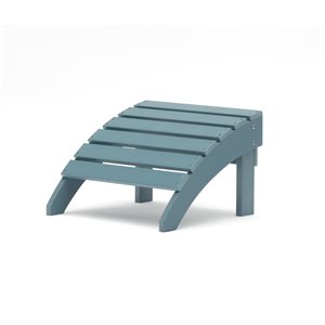 Tanfly 20 x 19 x 14-in Teal Footrest