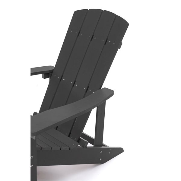 Tanfly Black Adirondack Chair