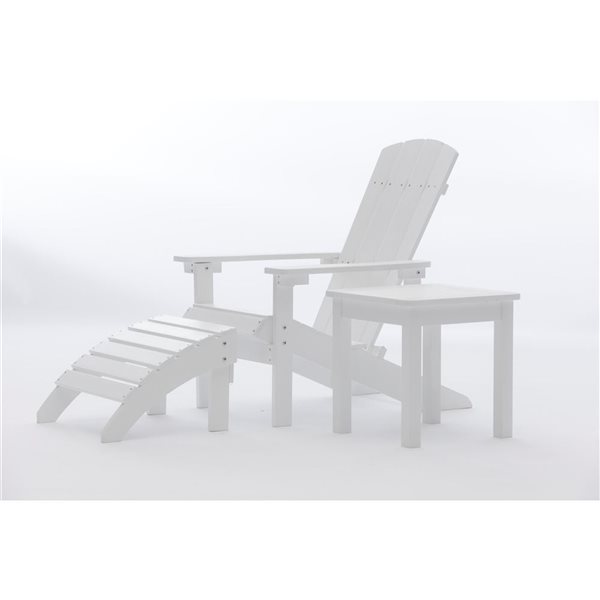 Tanfly White Adirondack Chair