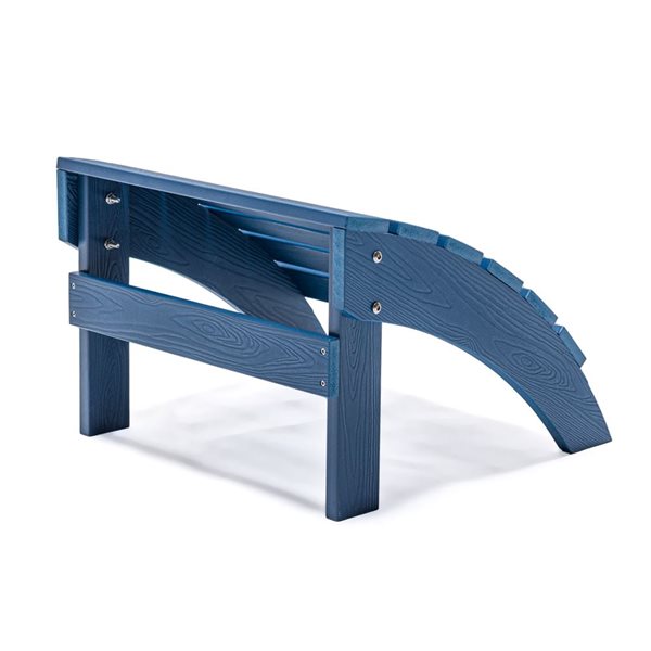 Repose-pieds Tanfly bleu marine 20 x 19 x 14 po