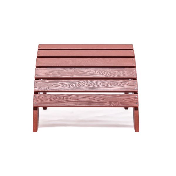 Tanfly 20 x 19 x 14-in Red Footrest