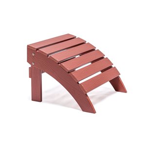 Tanfly 20 x 19 x 14-in Red Footrest