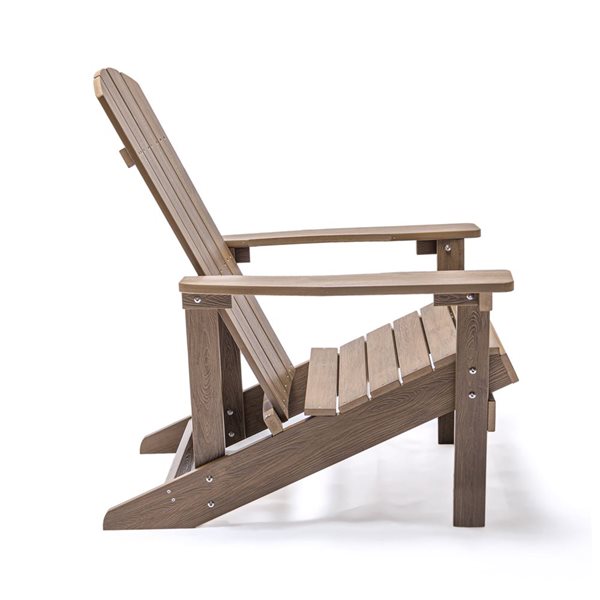 Chaise Adirondack Tanfly brune