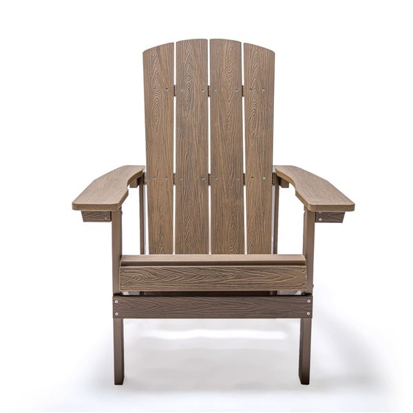 Chaise Adirondack Tanfly brune