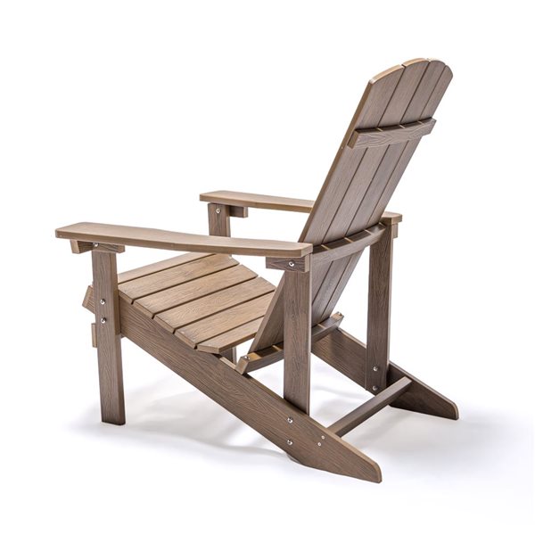 Chaise Adirondack Tanfly brune